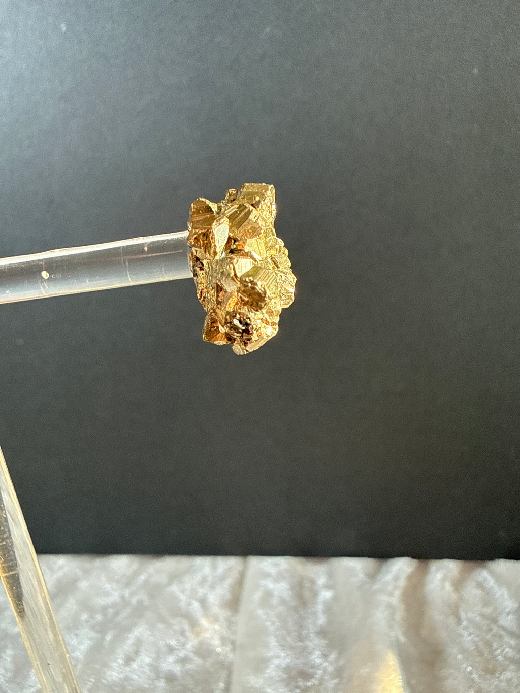 Raw Pyrite Crystal Earrings - Metal Free