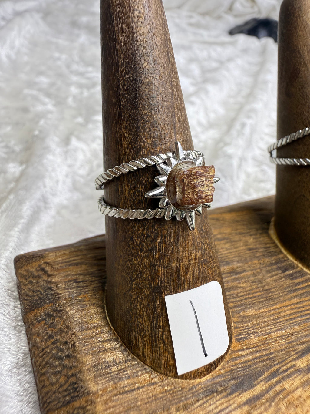 One-of-a-Kind Raw Ruby Ring #1 | Handmade Adjustable Hypoallergenic Crystal Jewelry