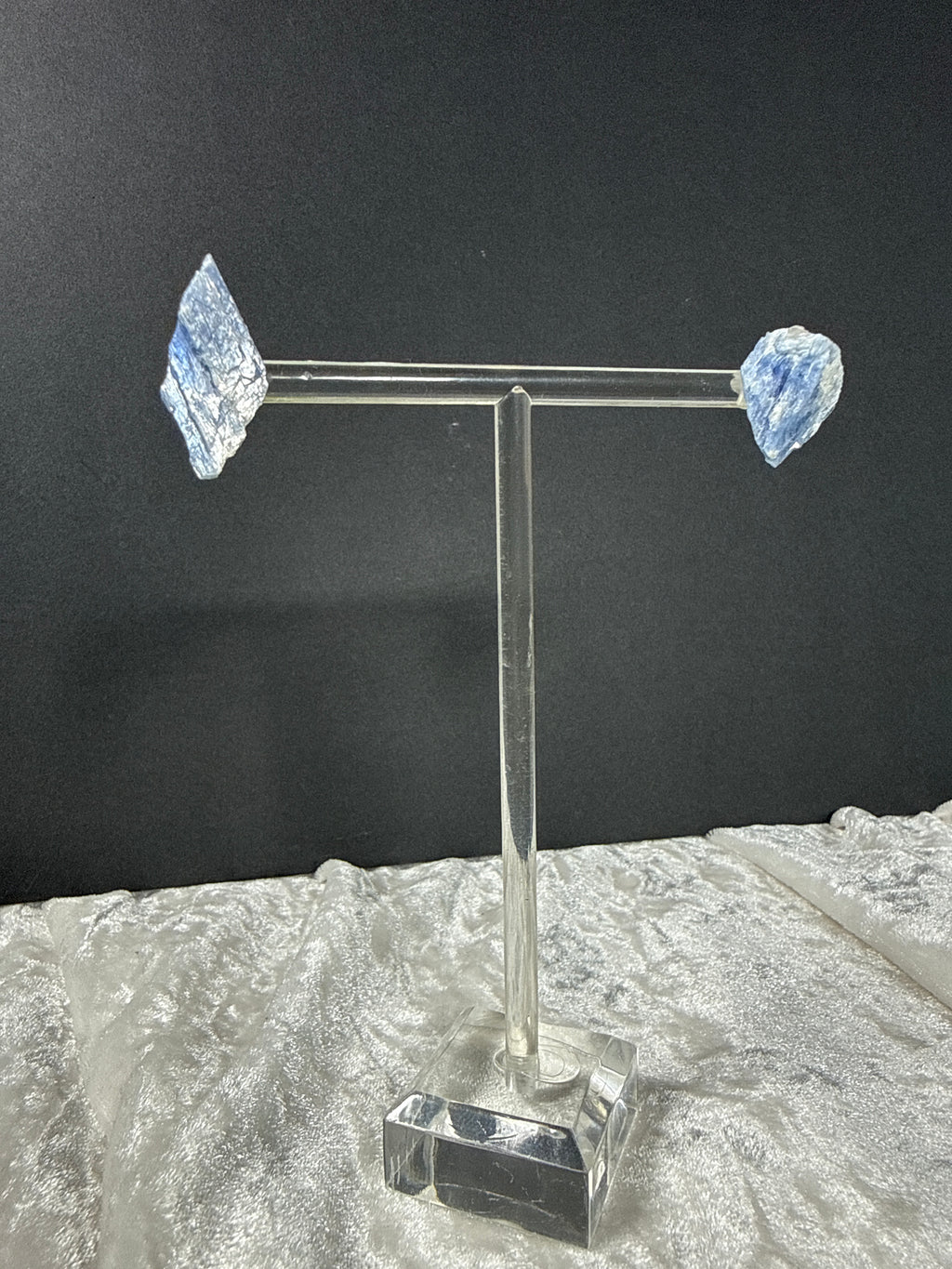Raw Kyanite Crystal Earrings