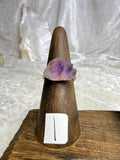 One-of-a-Kind Raw Amethyst Ring #1 | Handmade Hypoallergenic Crystal Jewelry