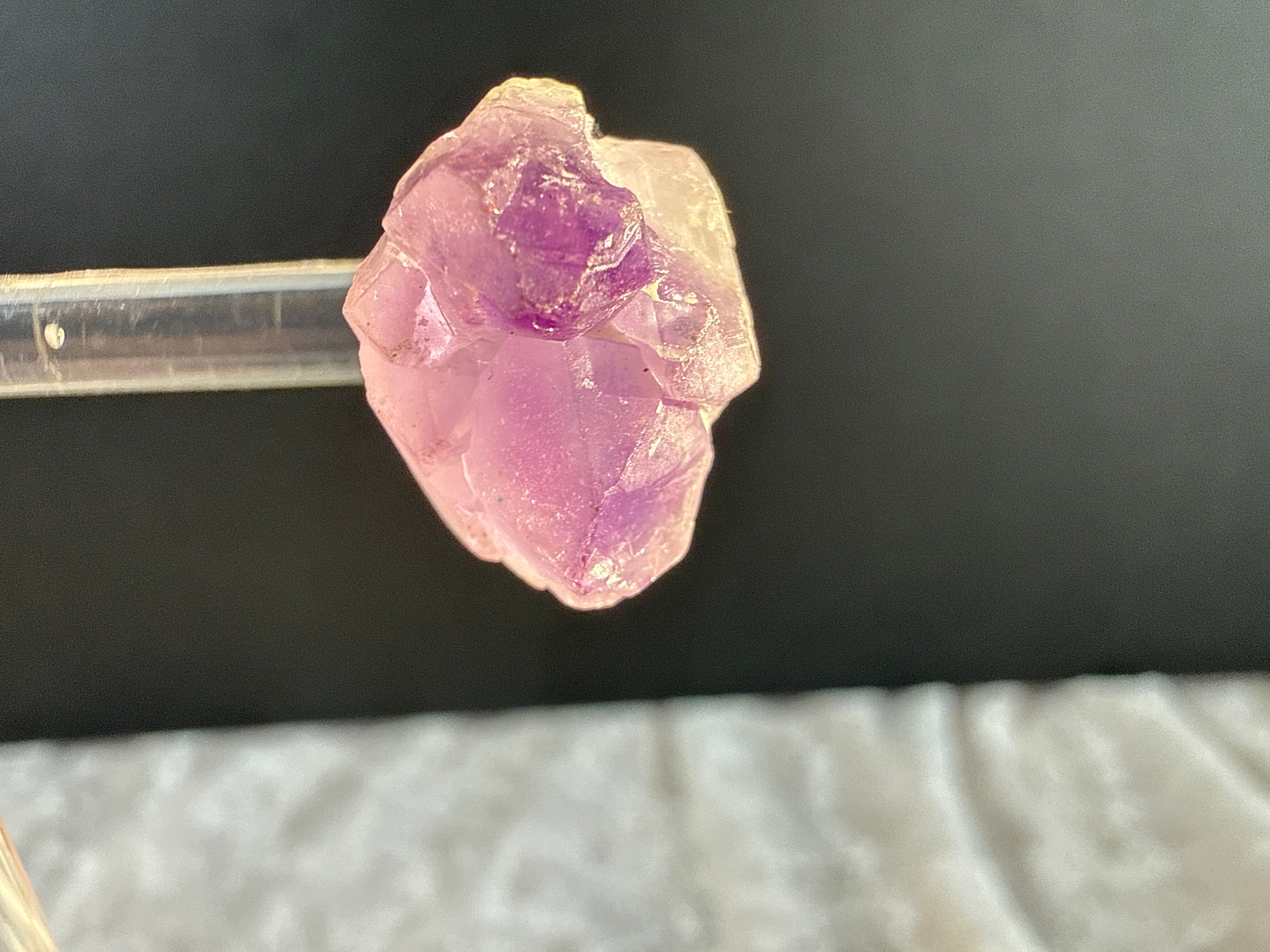 Raw Amethyst Crystal Earrings