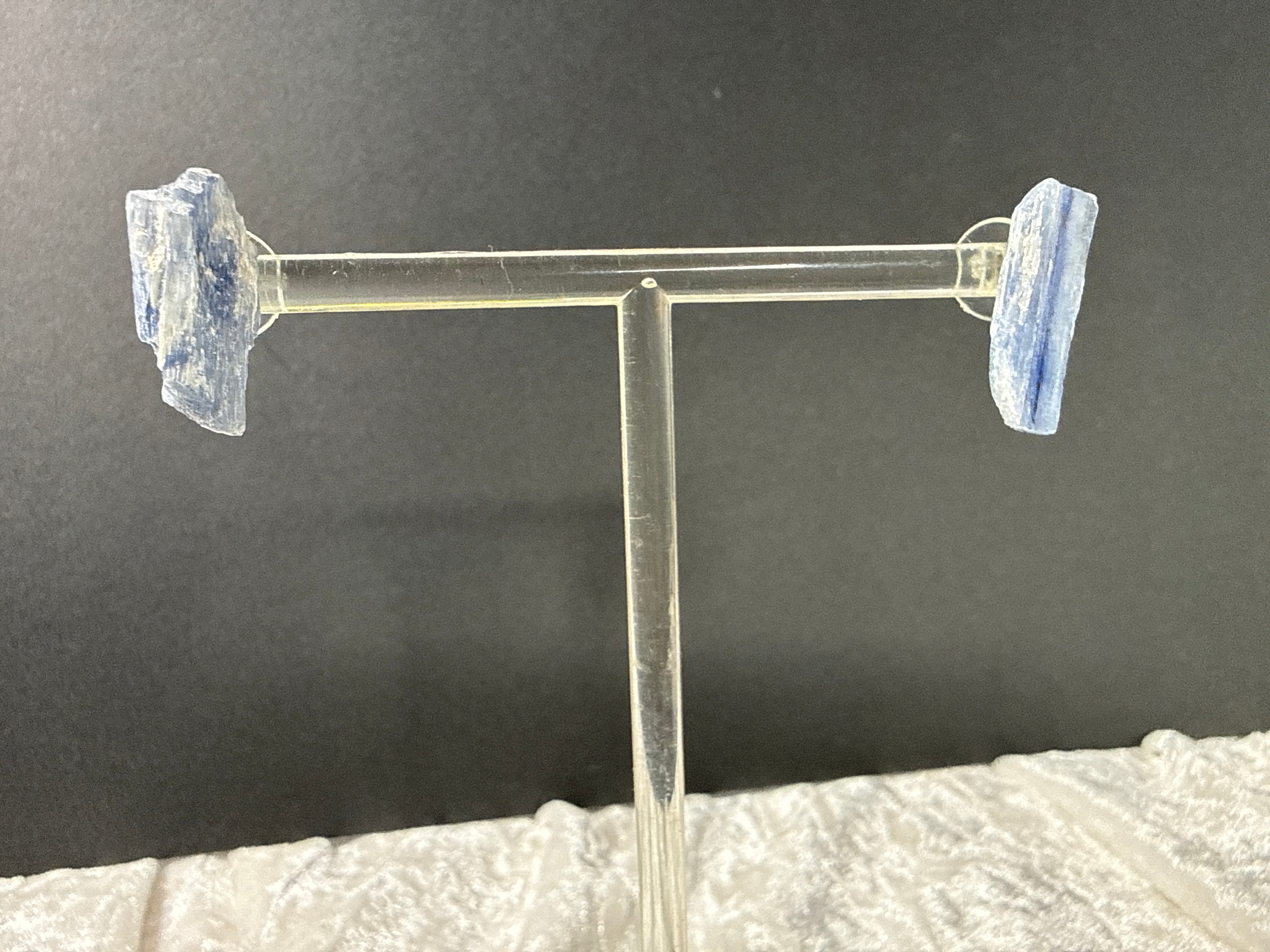Raw Kyanite Crystal Earrings