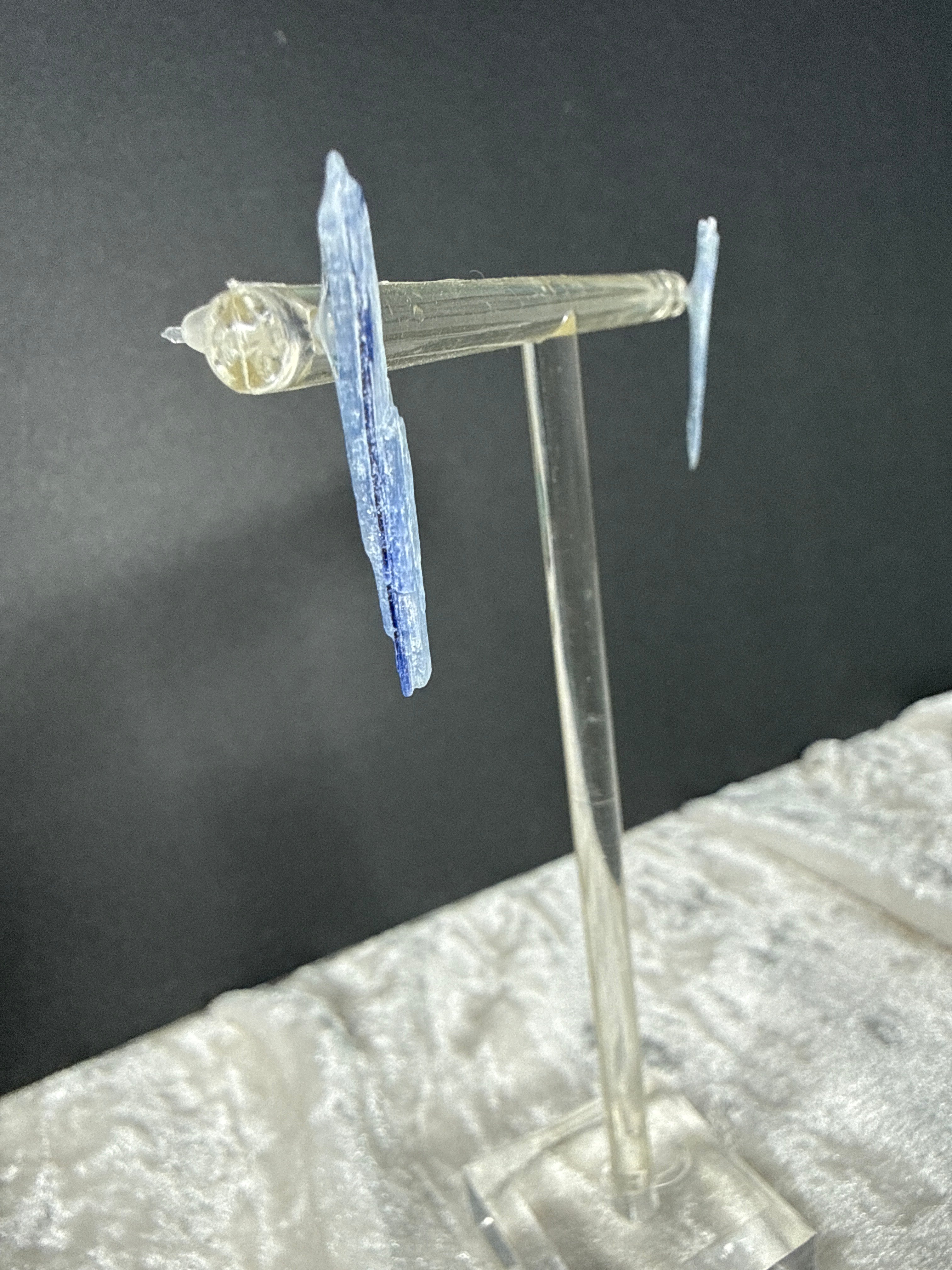 Raw Kyanite Crystal Earrings