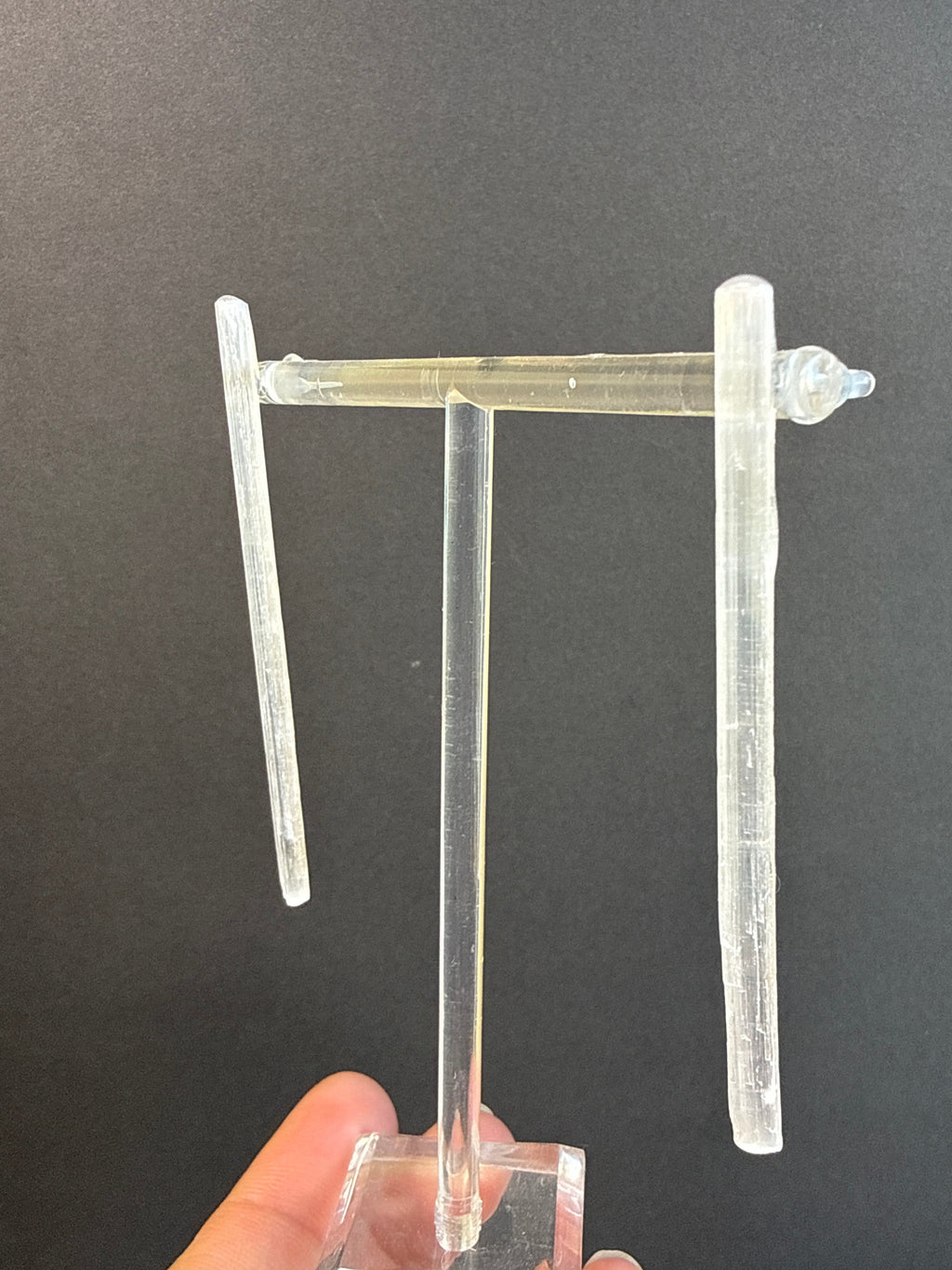 Raw Selenite Wand Crystal Earrings