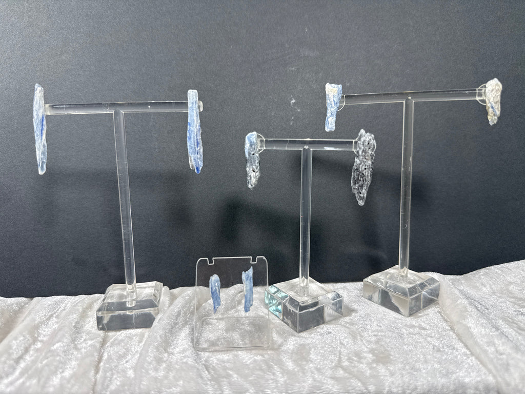 Raw Kyanite Crystal Earrings