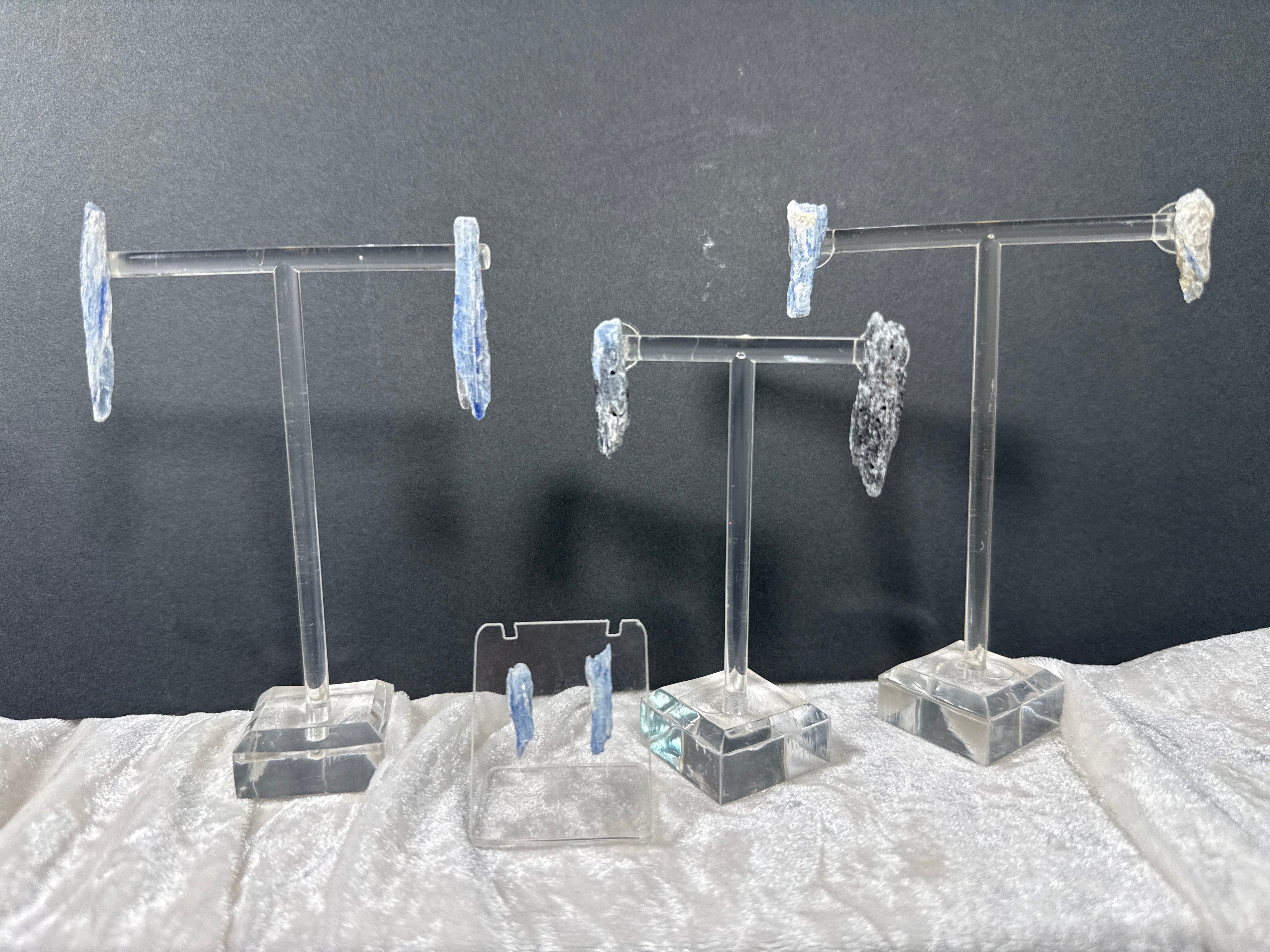 Raw Kyanite Crystal Earrings