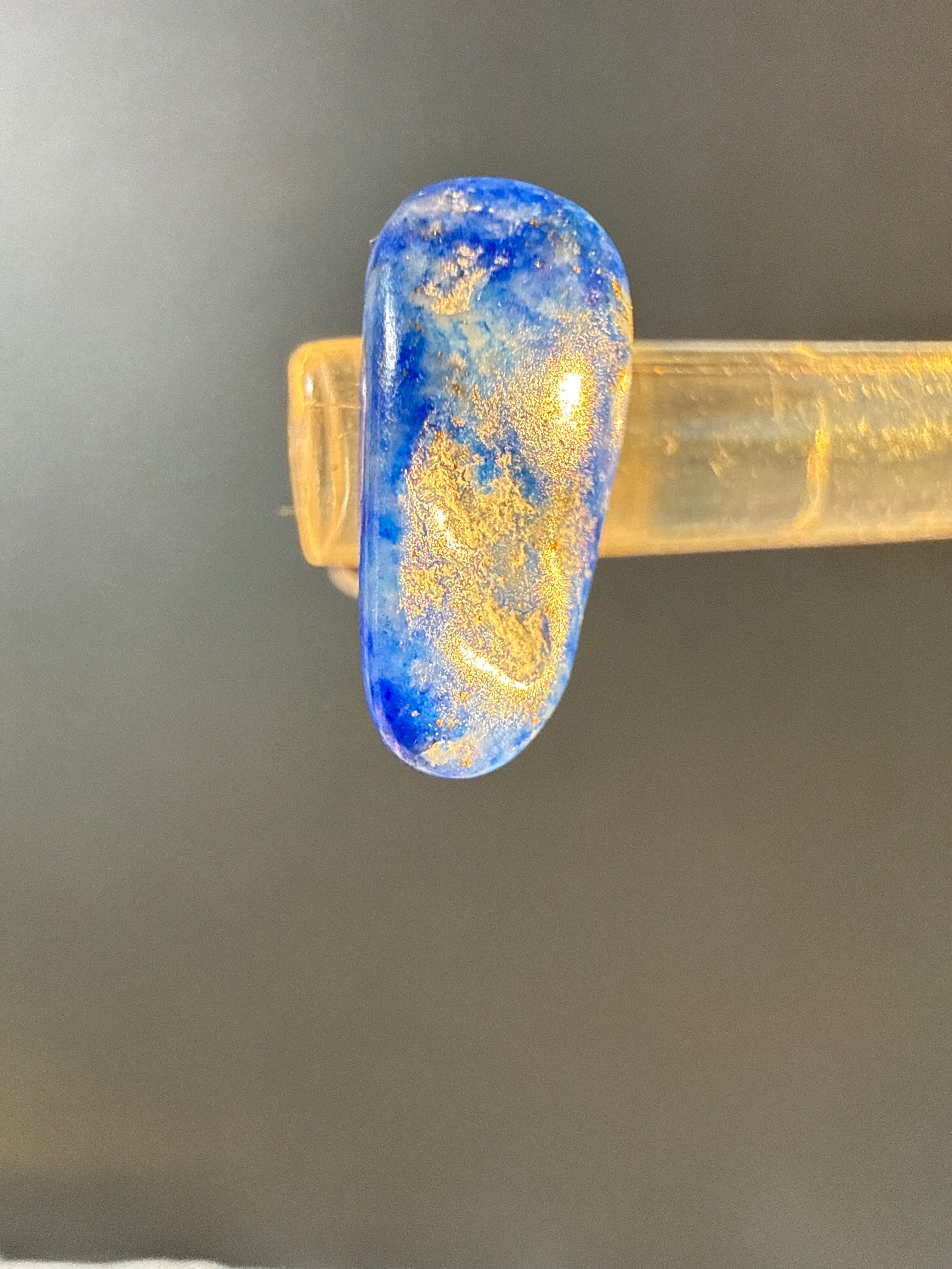 Natural Lapis Lazuli Crystal Earrings