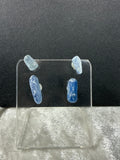 Raw Kyanite Crystal Earrings - Metal Free