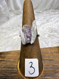 One-of-a-Kind Lepidolite & Selenite Ring — Handmade Crystal Jewelry for Peace & Emotional Balance