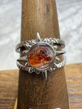 One-of-a-Kind Raw Garnet Ring #3 | Handmade Crystal Jewelry for Passion & Purpose