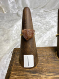 One-of-a-Kind Raw Garnet Ring #1 | Handmade Crystal Jewelry for Passion & Purpose