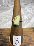 One-of-a-Kind Raw Turquoise Ring #3 | Handmade Adjustable Hypoallergenic Crystal Jewelry