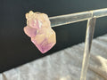 Raw Amethyst Crystal Earrings - Metal Free