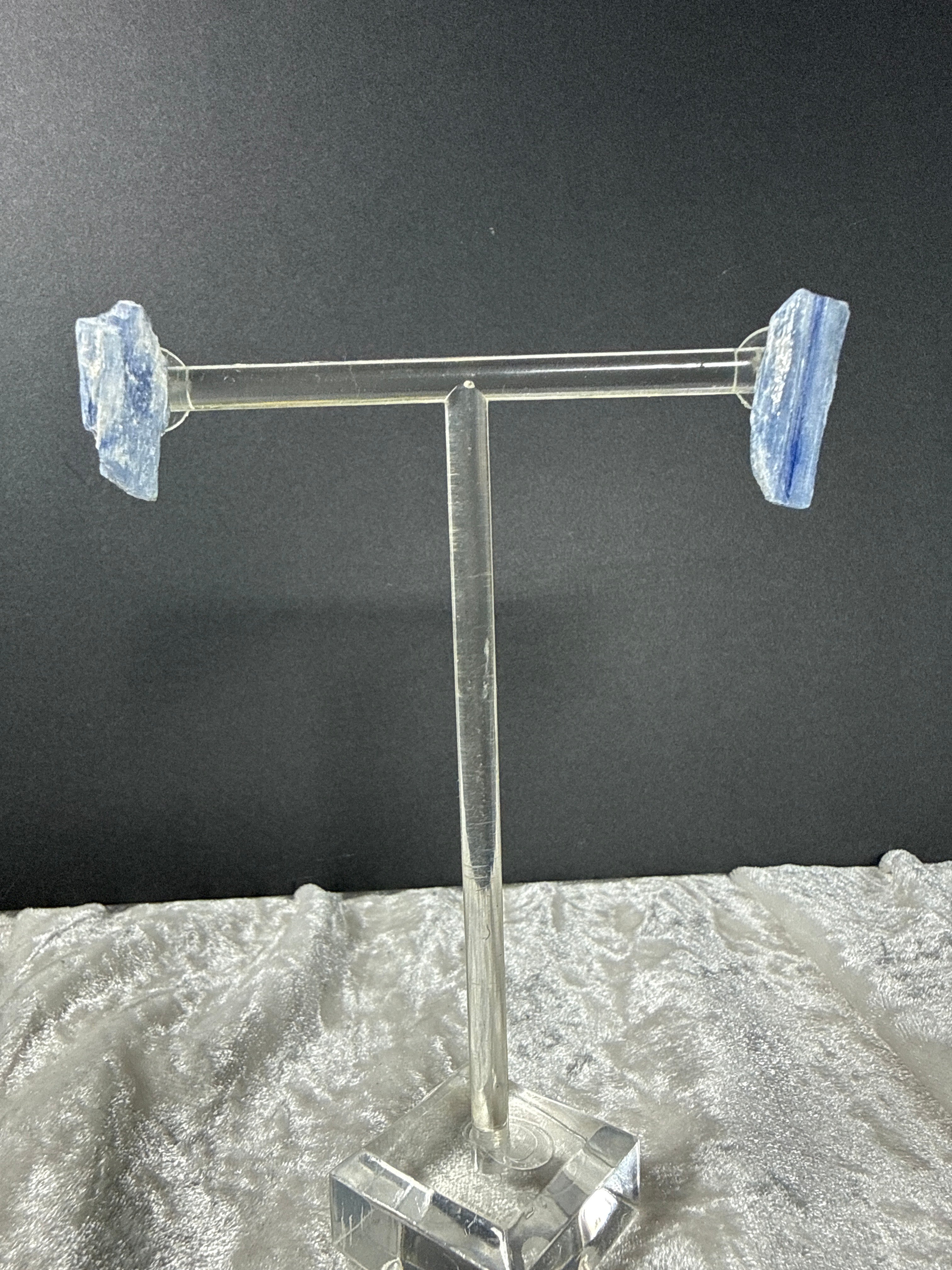 Raw Kyanite Crystal Earrings