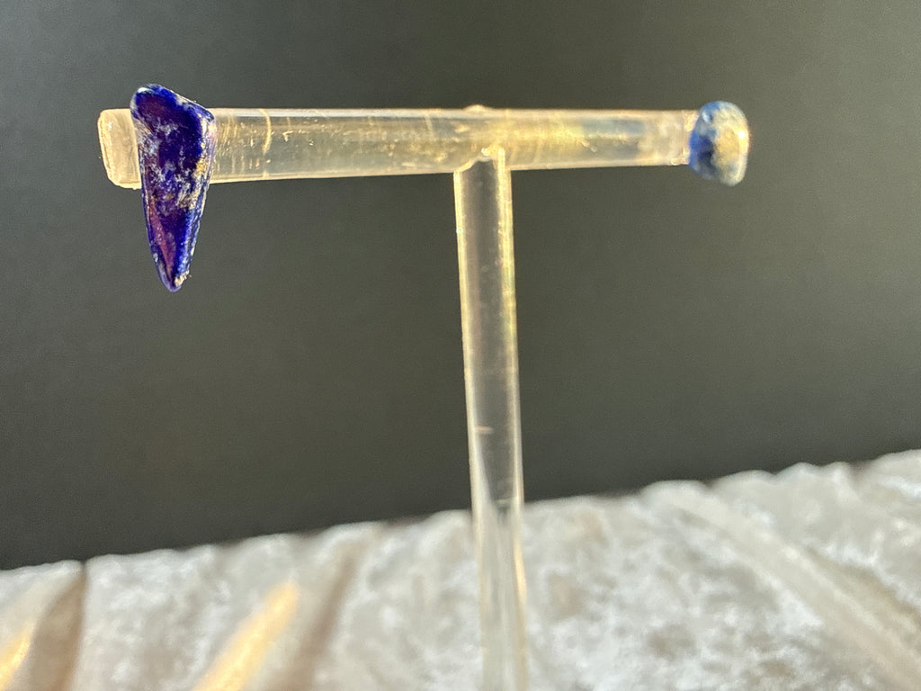 Natural Lapis Lazuli Crystal Earrings