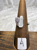 One-of-a-Kind Lepidolite & Selenite Ring — Handmade Crystal Jewelry for Peace & Emotional Renewal