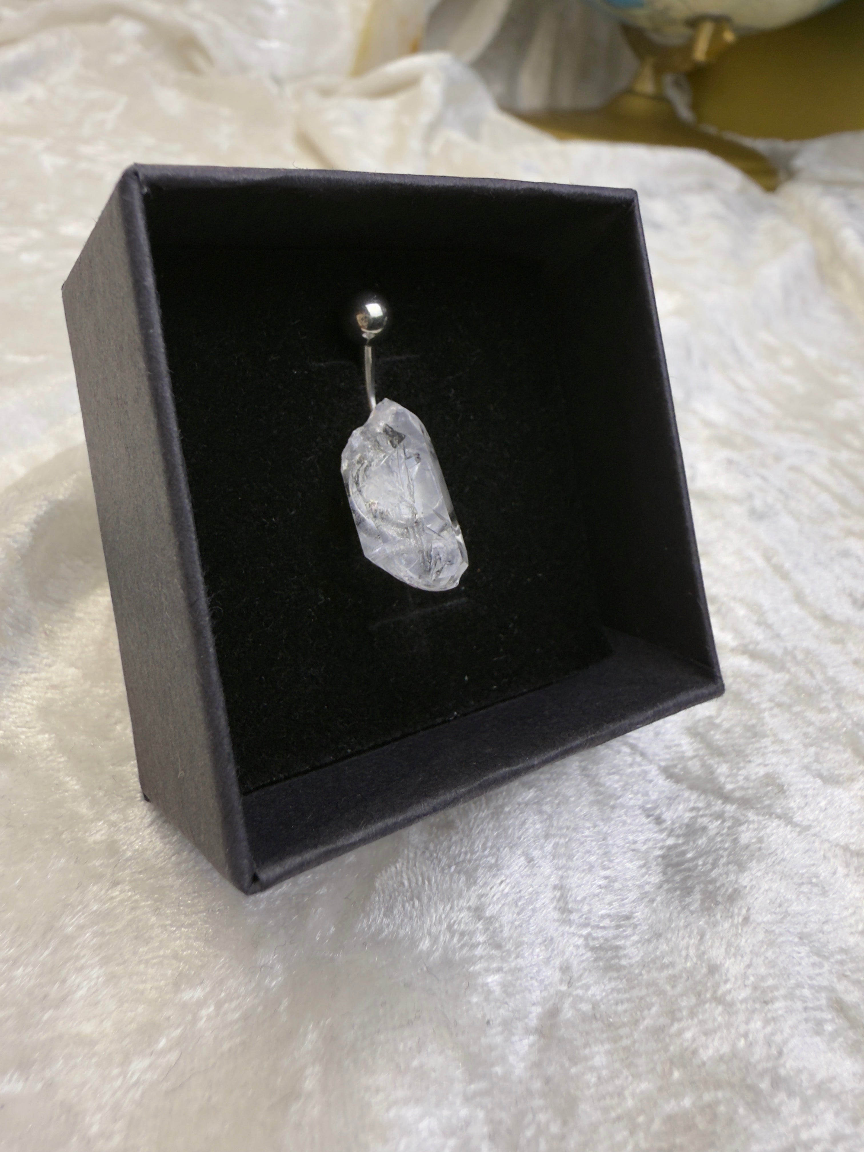 Crystal Belly Button Ring