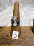 One-of-a-Kind Selenite & Tourmaline Ring — Handmade Crystal Jewelry for Balance & Protection