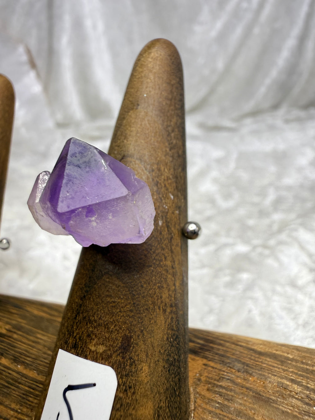 One-of-a-Kind Raw Amethyst Ring #5 | Handmade Adjustable Hypoallergenic Crystal Jewelry