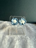 Baby Blues Floral Sculpture Earrings