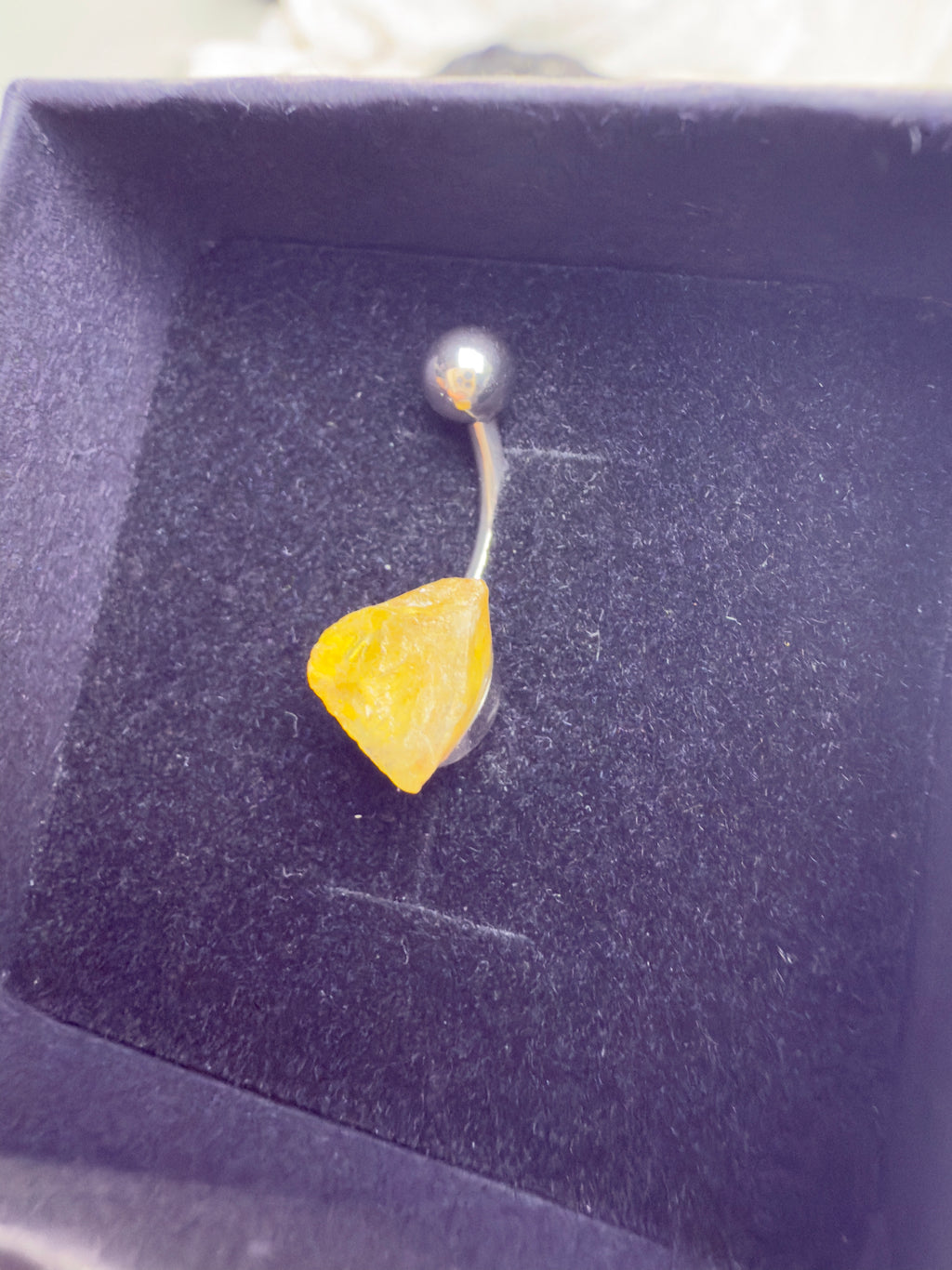 Crystal Belly Button Ring