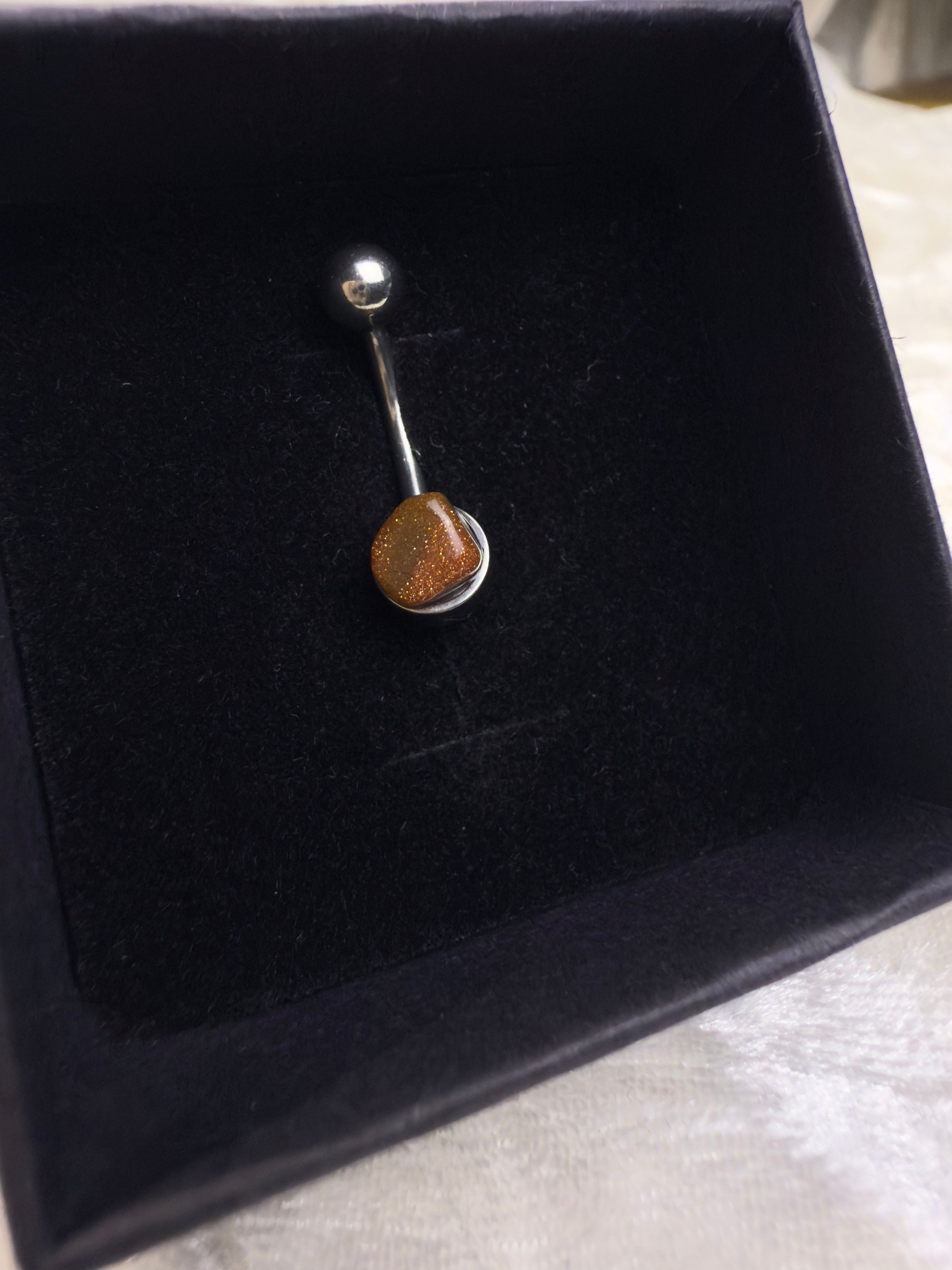 Crystal Belly Button Ring