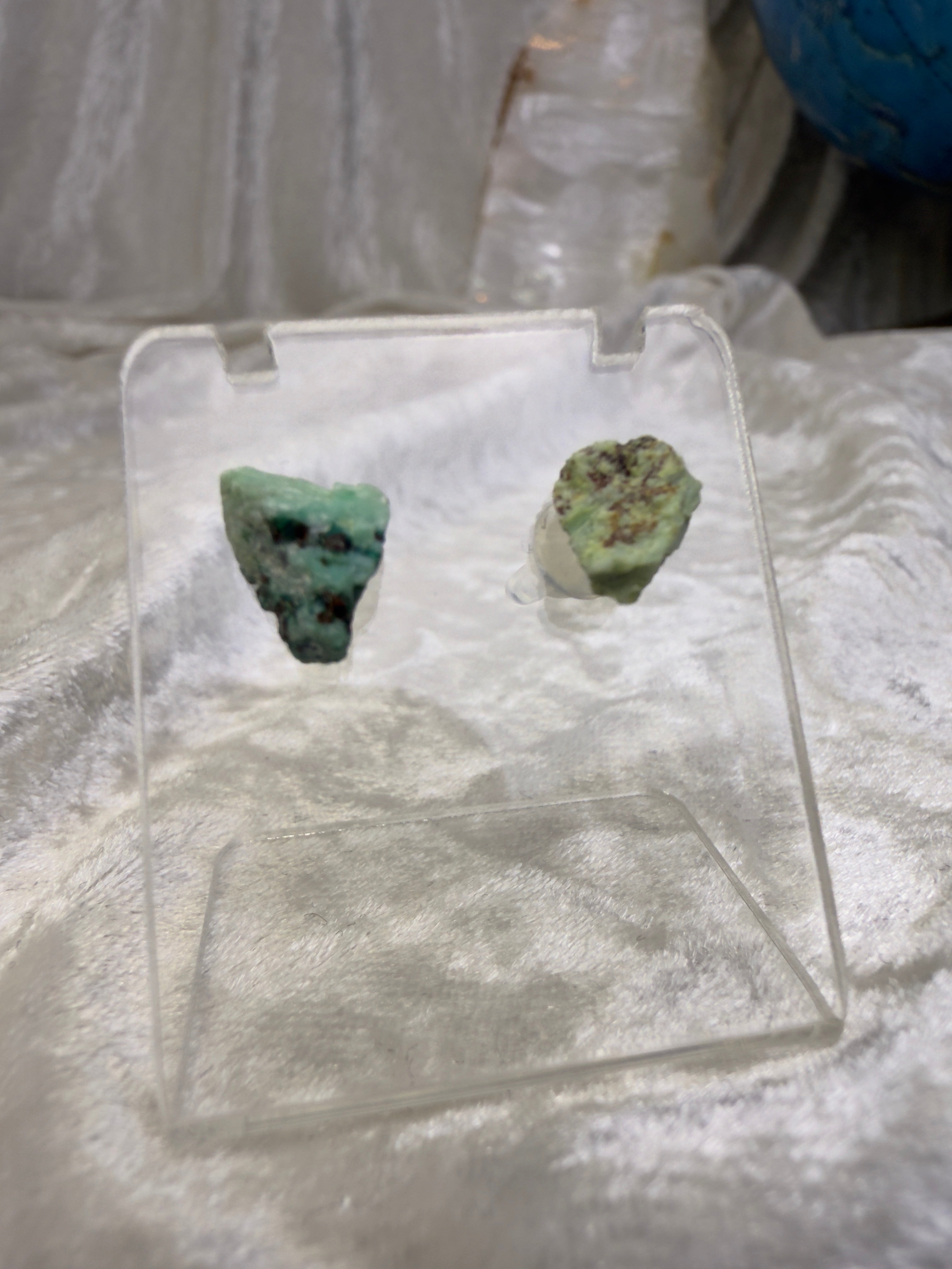 Turquoise Crystal Earrings