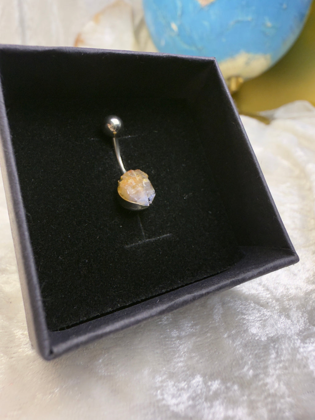 Crystal Belly Button Ring