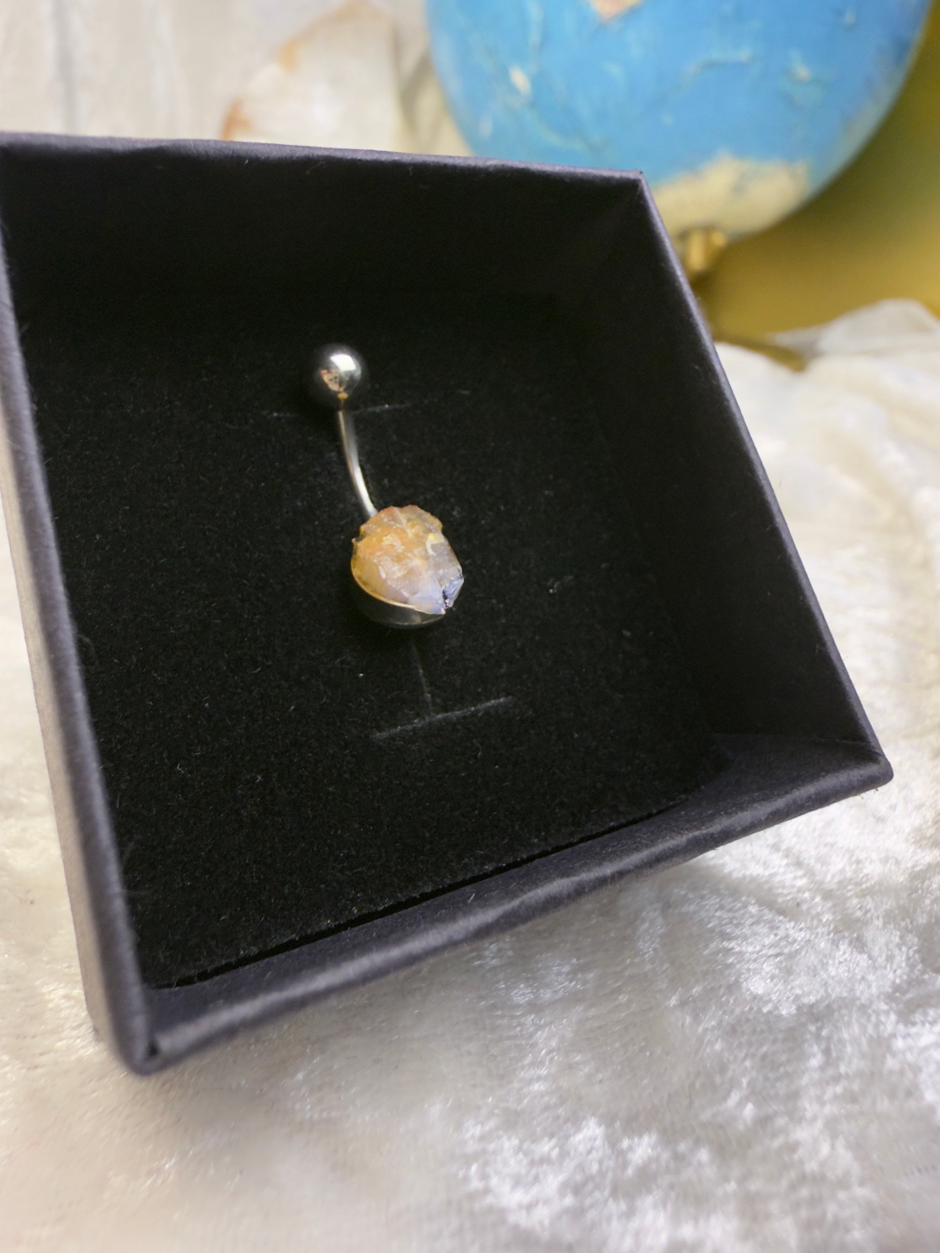 Crystal Belly Button Ring