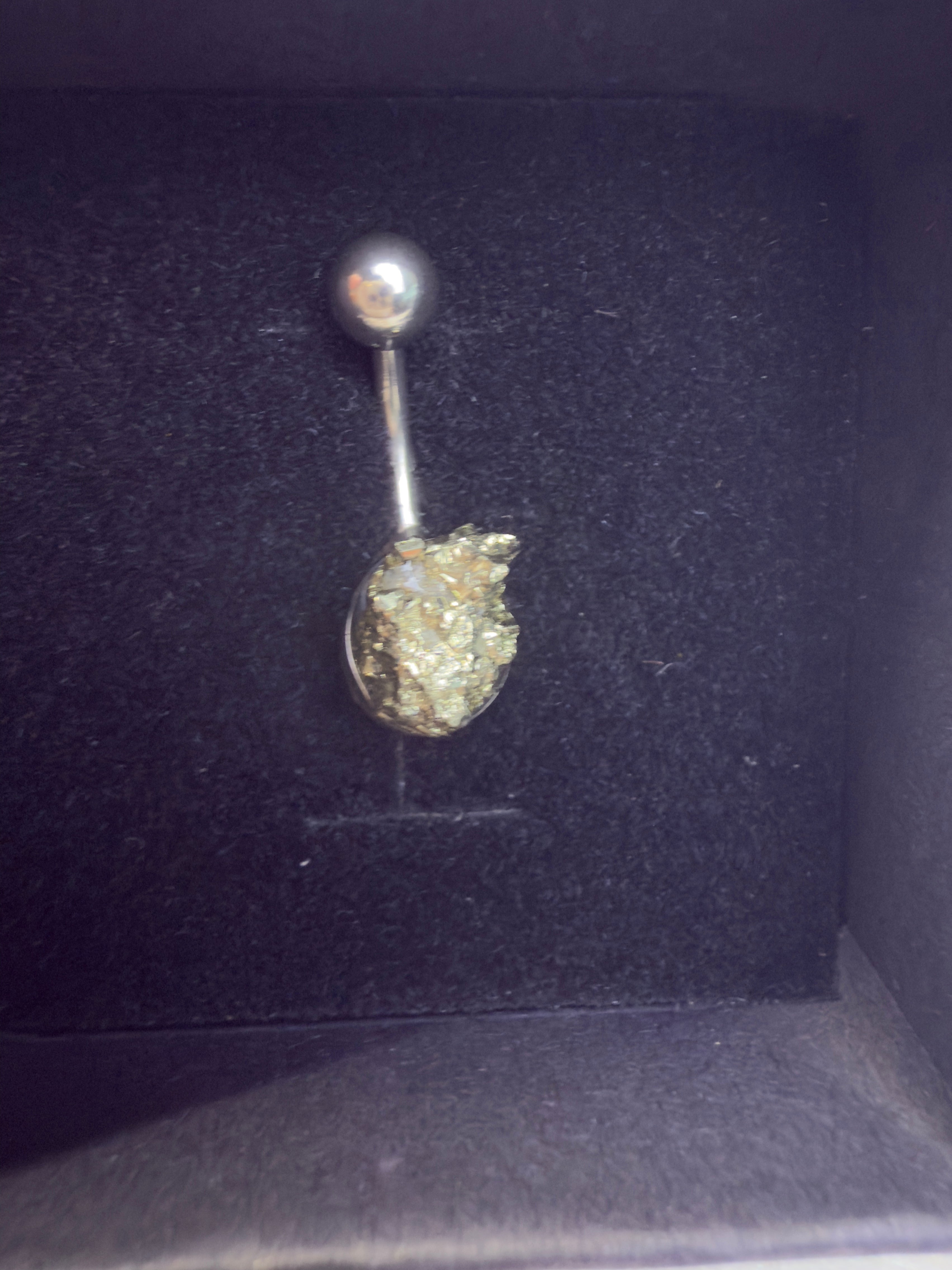 Crystal Belly Button Ring