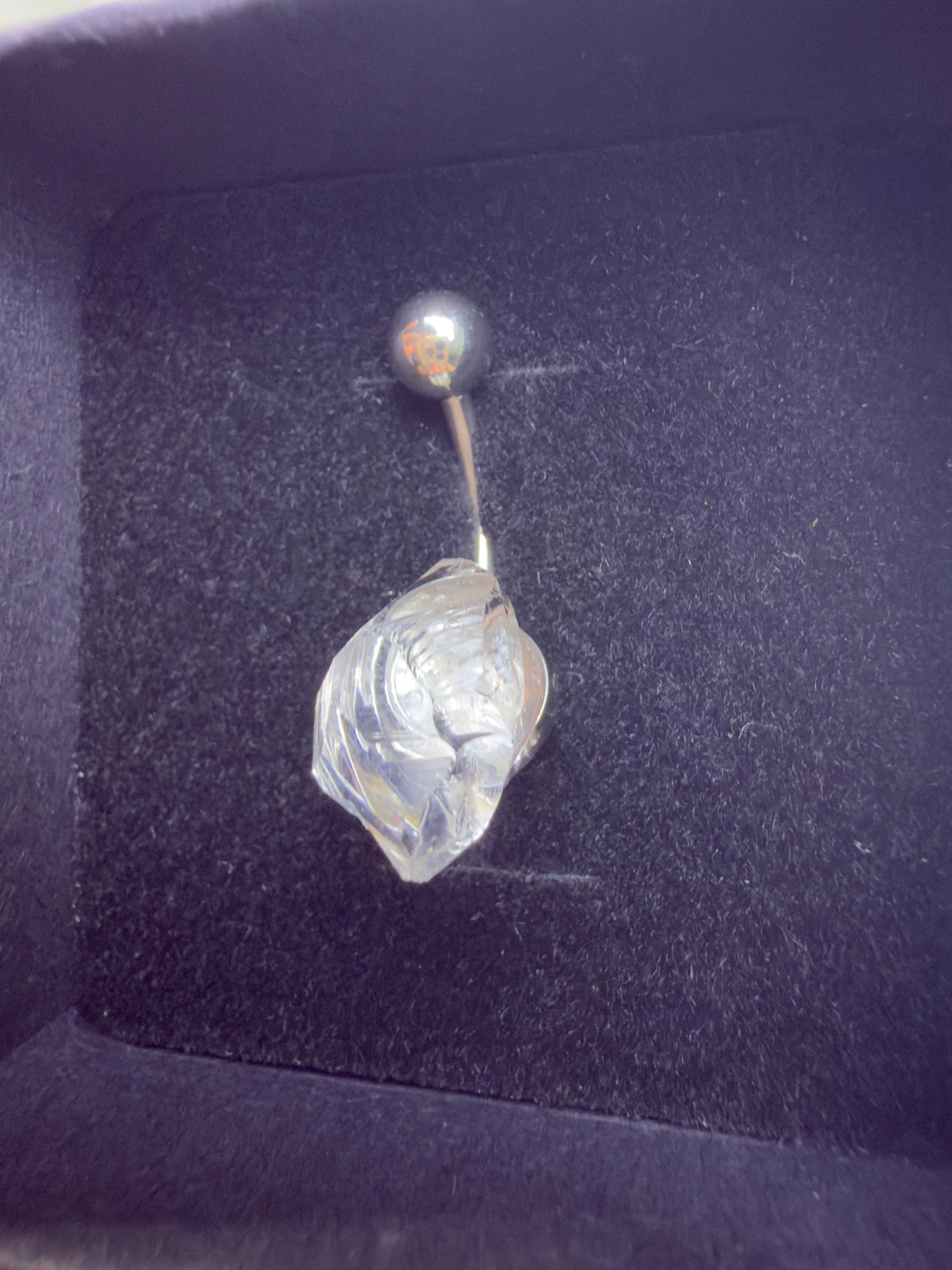 Crystal Belly Button Ring