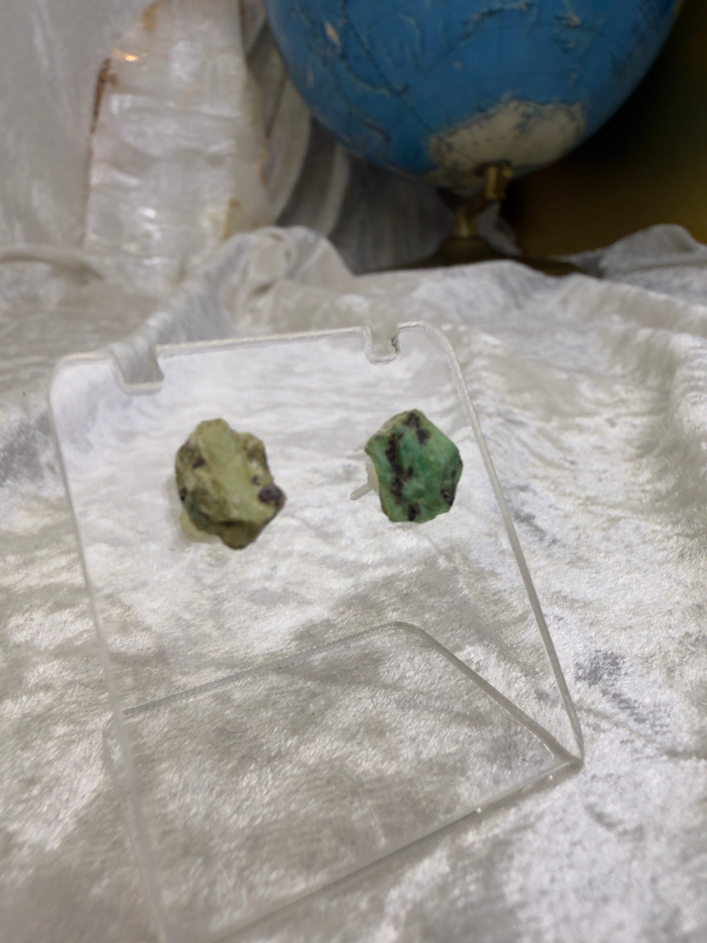 Turquoise Crystal Earrings