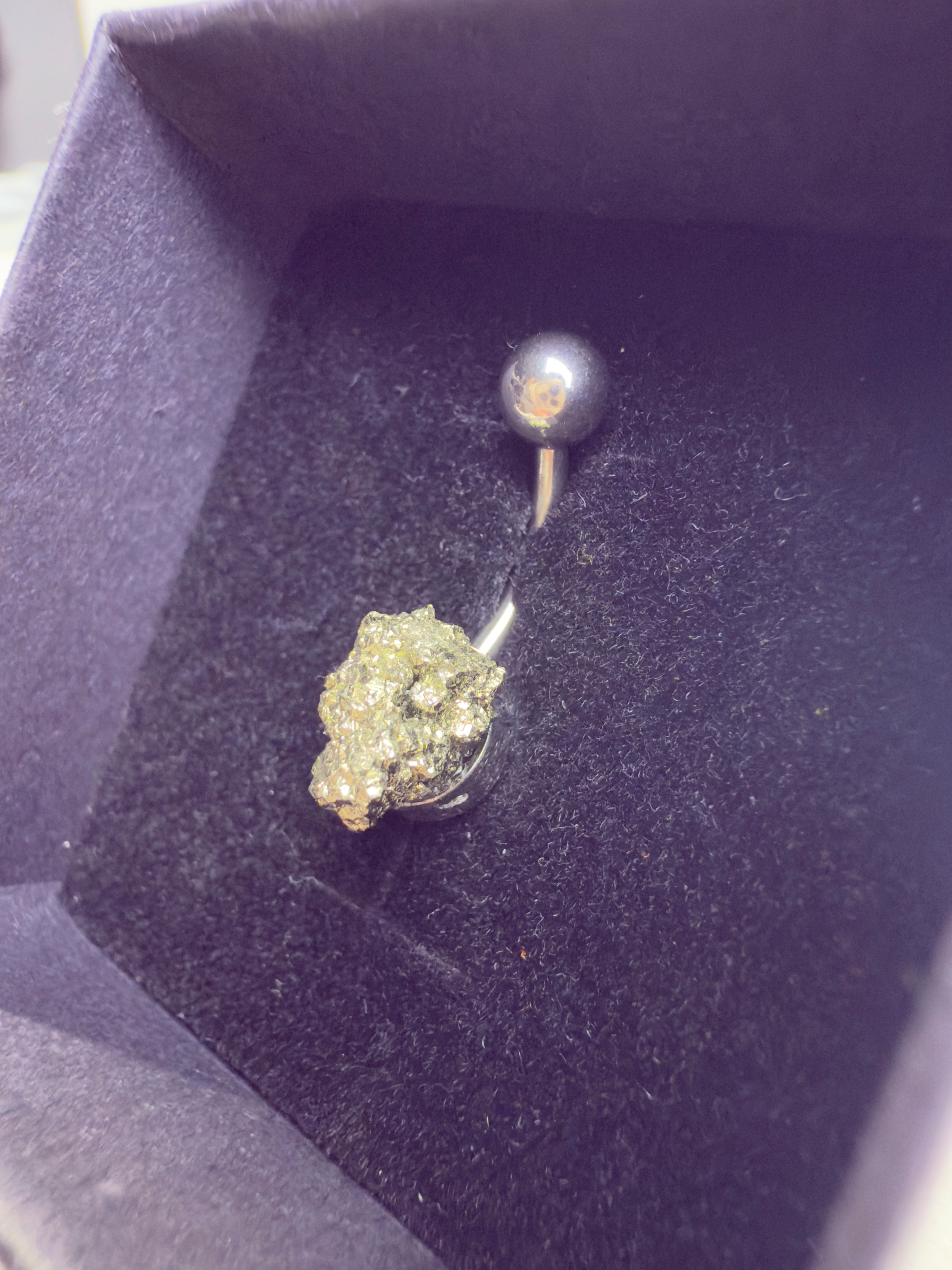 Crystal Belly Button Ring