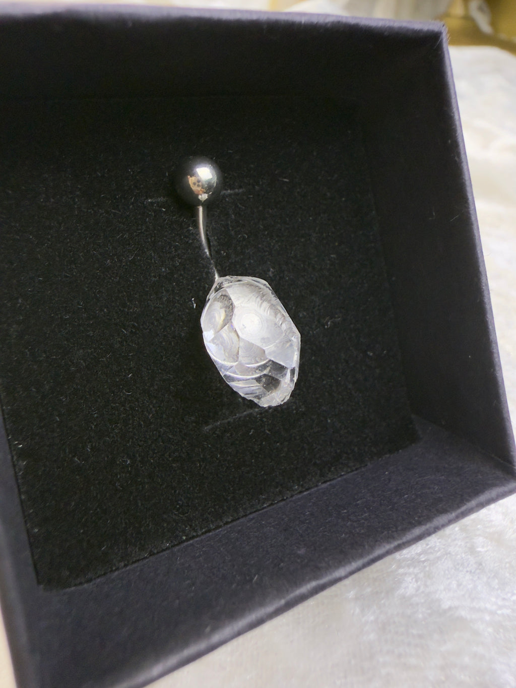 Crystal Belly Button Ring