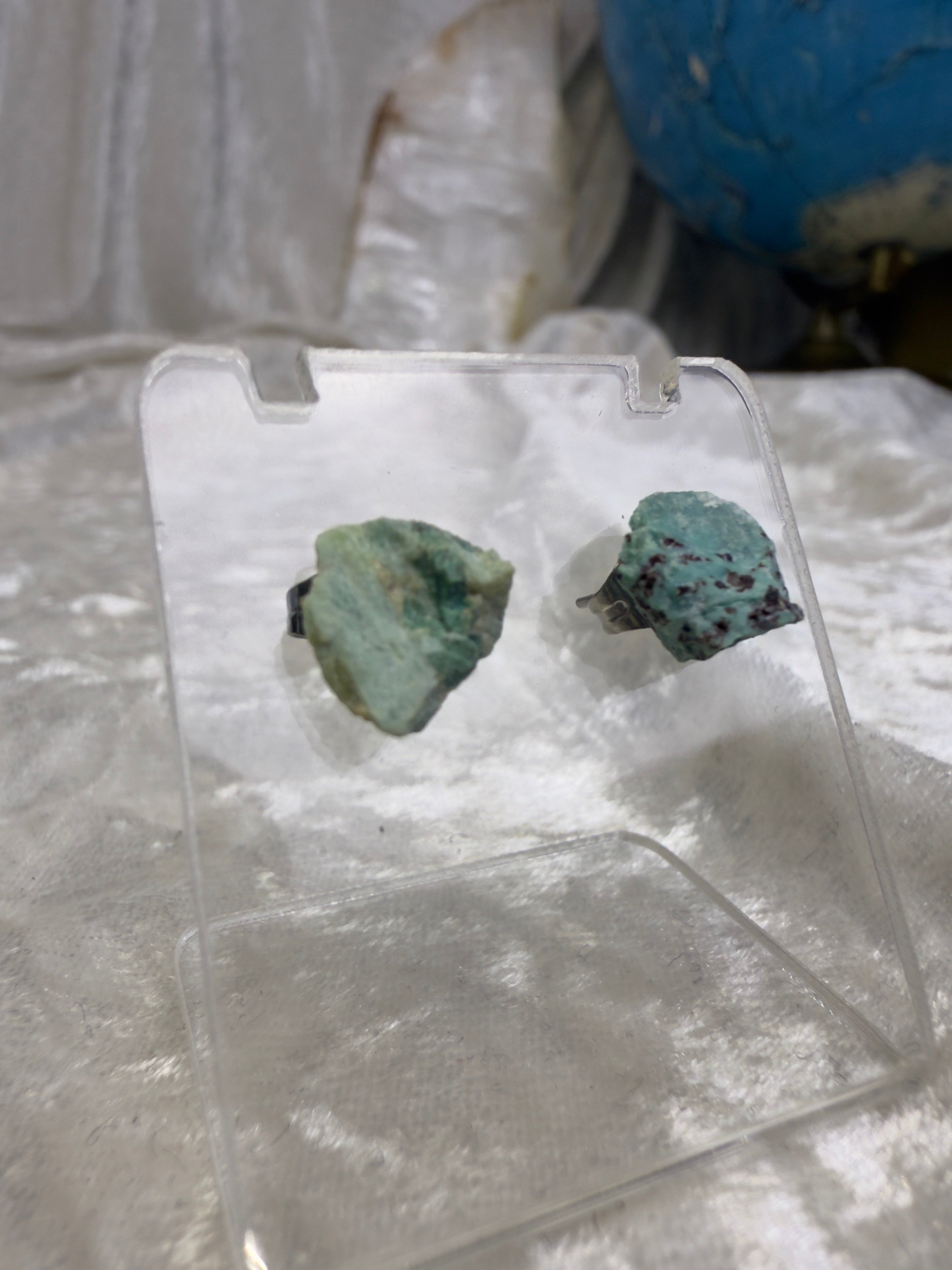 Turquoise Crystal Earrings