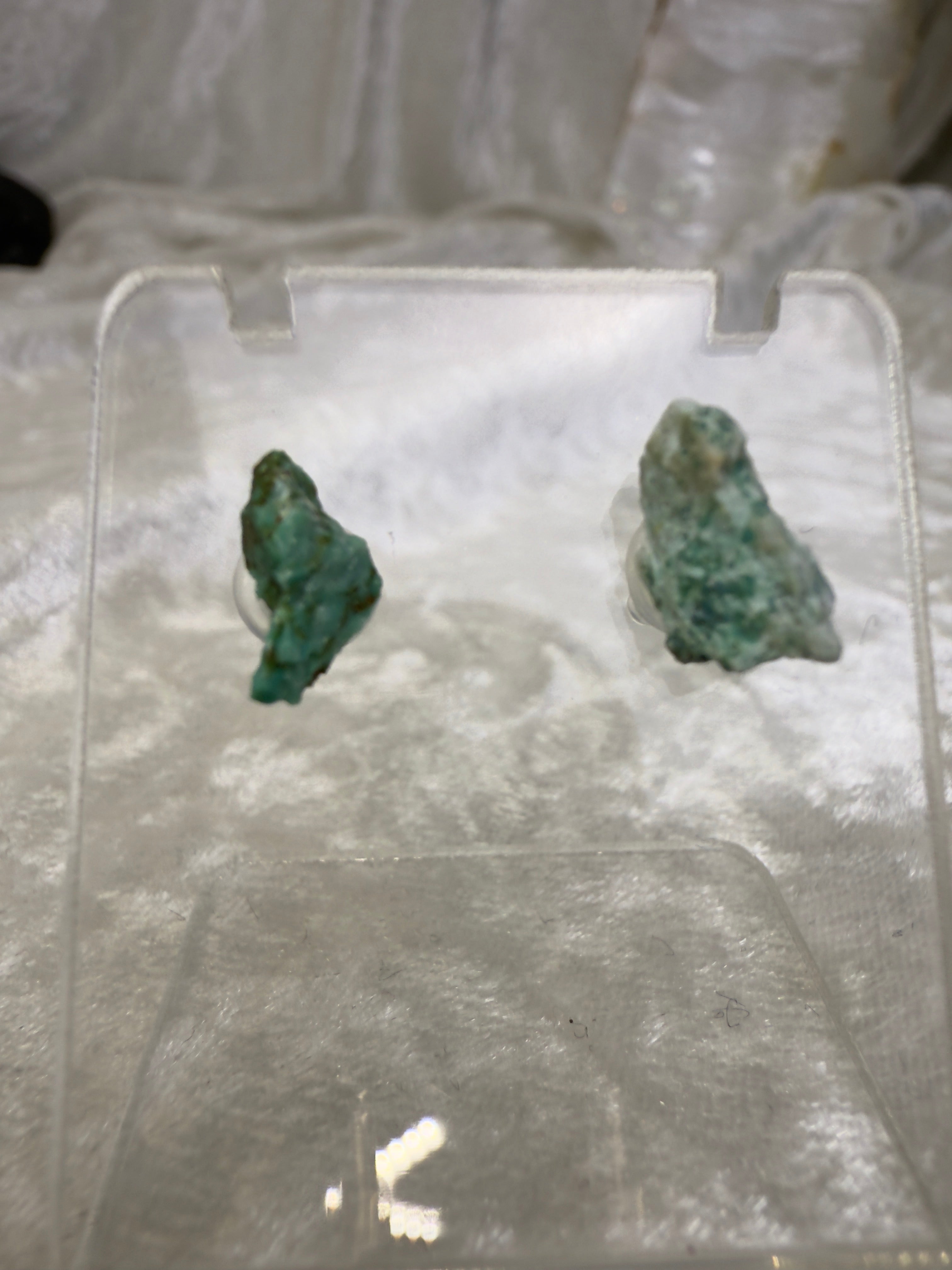 Turquoise Crystal Earrings